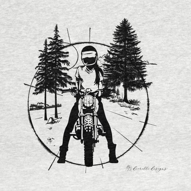 Biker Girl by DiorelleDesigns